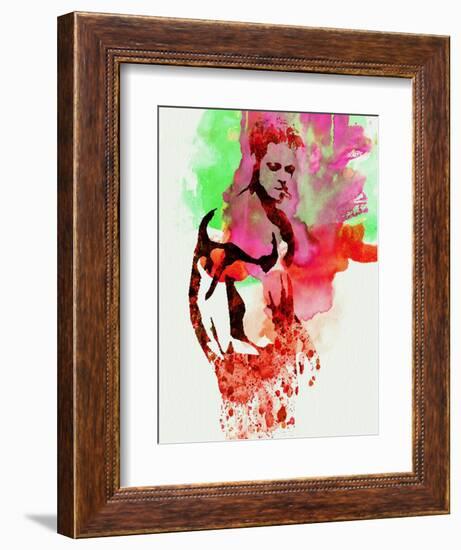 Legendary Fight Club Watercolor-Olivia Morgan-Framed Premium Giclee Print