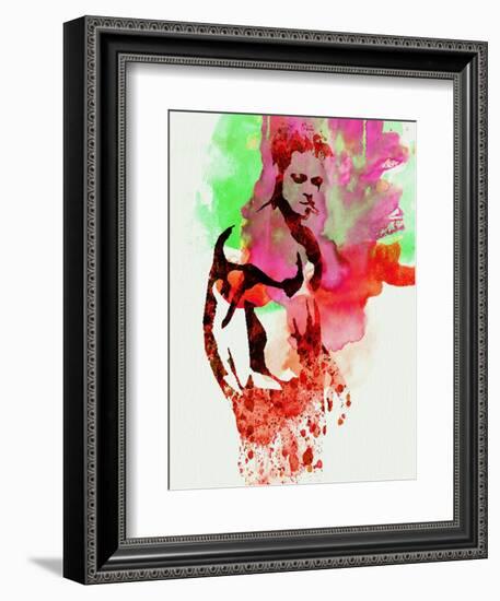 Legendary Fight Club Watercolor-Olivia Morgan-Framed Premium Giclee Print