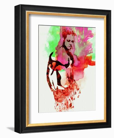 Legendary Fight Club Watercolor-Olivia Morgan-Framed Premium Giclee Print