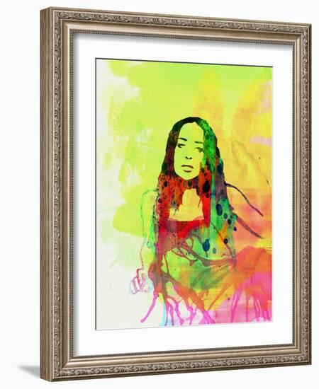 Legendary Fiona Apple Watercolor-Olivia Morgan-Framed Art Print