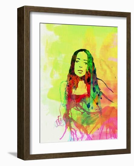 Legendary Fiona Apple Watercolor-Olivia Morgan-Framed Art Print