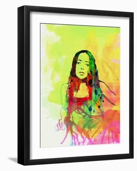 Legendary Fiona Apple Watercolor-Olivia Morgan-Framed Art Print