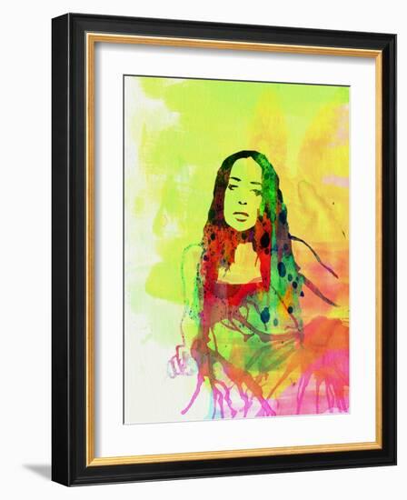 Legendary Fiona Apple Watercolor-Olivia Morgan-Framed Art Print