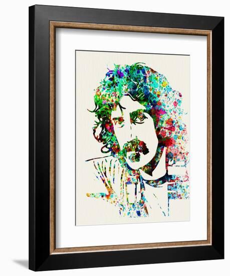 Legendary Frank Zappa Watercolor-Olivia Morgan-Framed Premium Giclee Print