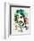 Legendary Frank Zappa Watercolor-Olivia Morgan-Framed Premium Giclee Print