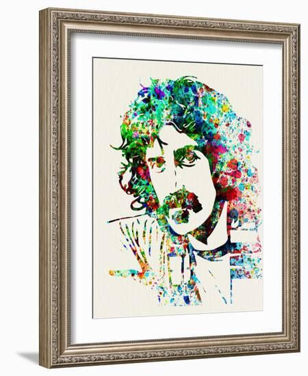 Legendary Frank Zappa Watercolor-Olivia Morgan-Framed Art Print