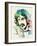 Legendary Frank Zappa Watercolor-Olivia Morgan-Framed Art Print