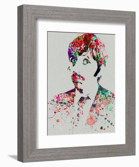 Legendary George Harrison Watercolor III-Olivia Morgan-Framed Art Print