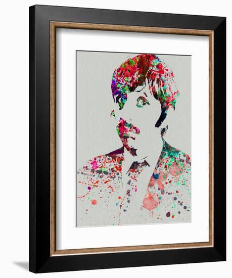 Legendary George Harrison Watercolor III-Olivia Morgan-Framed Art Print