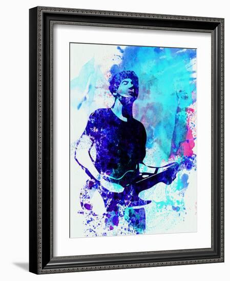 Legendary Graham Coxon Watercolor-Olivia Morgan-Framed Art Print