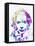 Legendary Greta Garbo Watercolor-Olivia Morgan-Framed Stretched Canvas