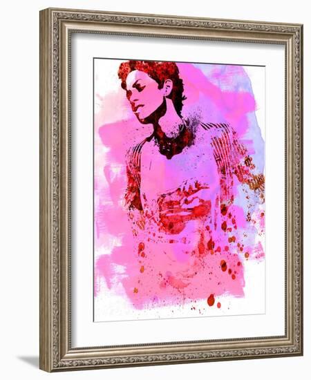 Legendary Halle Watercolor-Olivia Morgan-Framed Art Print