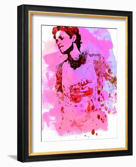 Legendary Halle Watercolor-Olivia Morgan-Framed Art Print