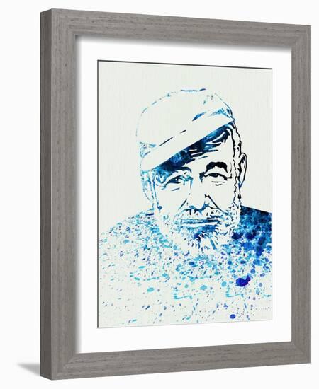 Legendary Hemingway Watercolor-Olivia Morgan-Framed Art Print