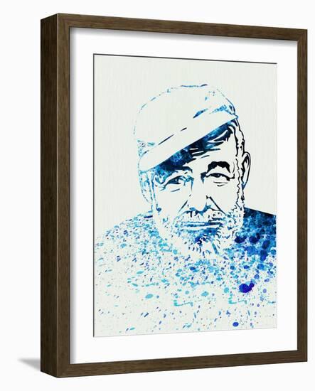 Legendary Hemingway Watercolor-Olivia Morgan-Framed Art Print