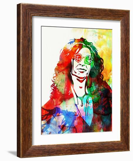 Legendary Howard Stern Watercolor I-Olivia Morgan-Framed Art Print