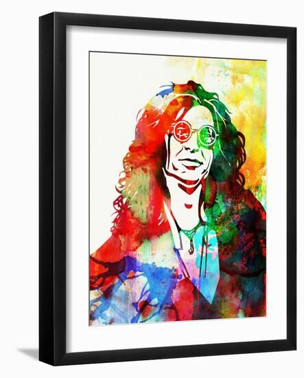 Legendary Howard Stern Watercolor I-Olivia Morgan-Framed Art Print