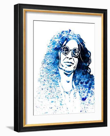 Legendary Howard Stern Watercolor-Olivia Morgan-Framed Art Print