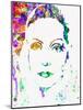 Legendary Ingrid Bergman Watercolor-Olivia Morgan-Mounted Art Print