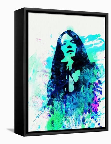 Legendary Janis Joplin Watercolor II-Olivia Morgan-Framed Stretched Canvas