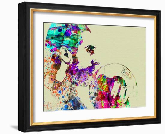 Legendary Jesus Quintana Watercolor-Olivia Morgan-Framed Art Print