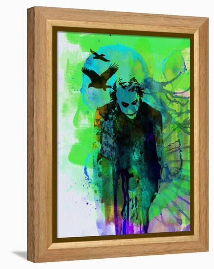 Legendary Joker Watercolor-Olivia Morgan-Framed Stretched Canvas