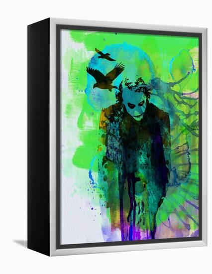 Legendary Joker Watercolor-Olivia Morgan-Framed Stretched Canvas