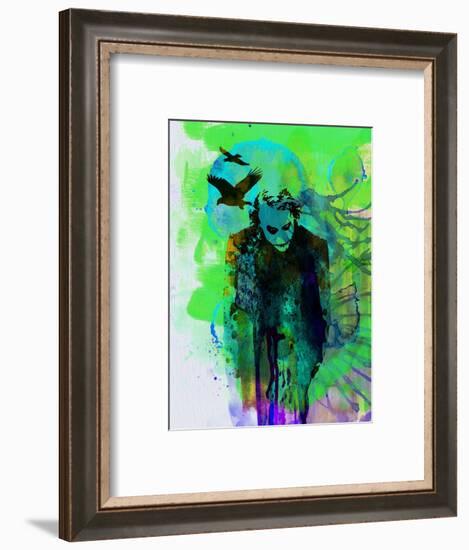 Legendary Joker Watercolor-Olivia Morgan-Framed Art Print