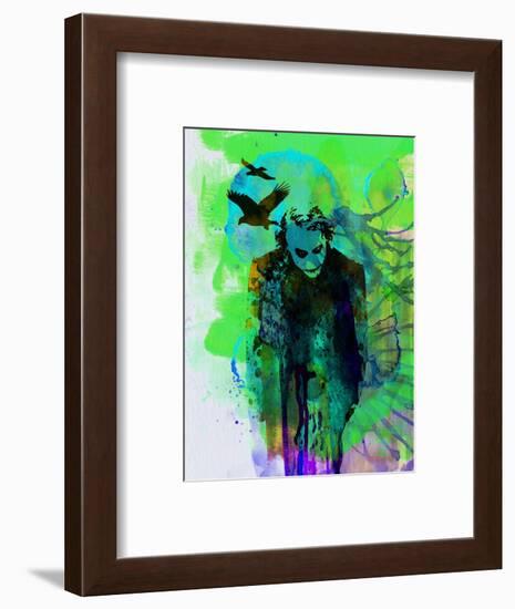 Legendary Joker Watercolor-Olivia Morgan-Framed Art Print