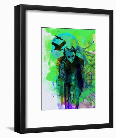 Legendary Joker Watercolor-Olivia Morgan-Framed Art Print