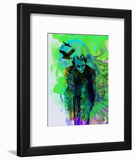 Legendary Joker Watercolor-Olivia Morgan-Framed Art Print