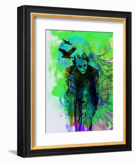 Legendary Joker Watercolor-Olivia Morgan-Framed Art Print