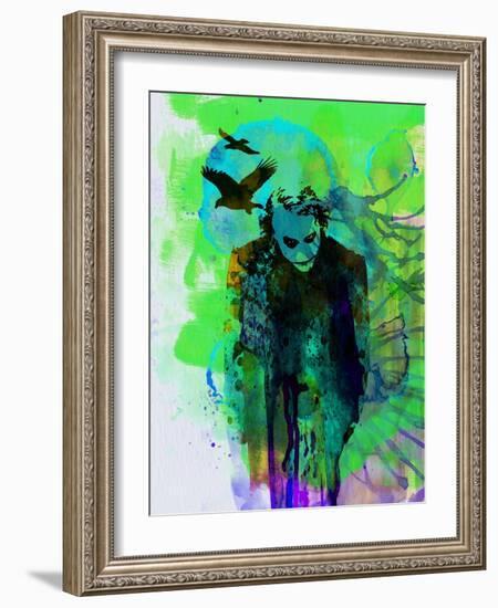 Legendary Joker Watercolor-Olivia Morgan-Framed Art Print