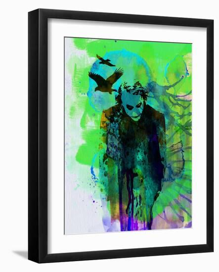 Legendary Joker Watercolor-Olivia Morgan-Framed Art Print