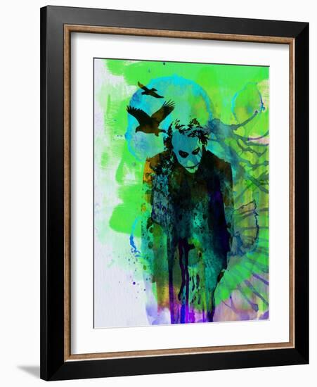 Legendary Joker Watercolor-Olivia Morgan-Framed Art Print
