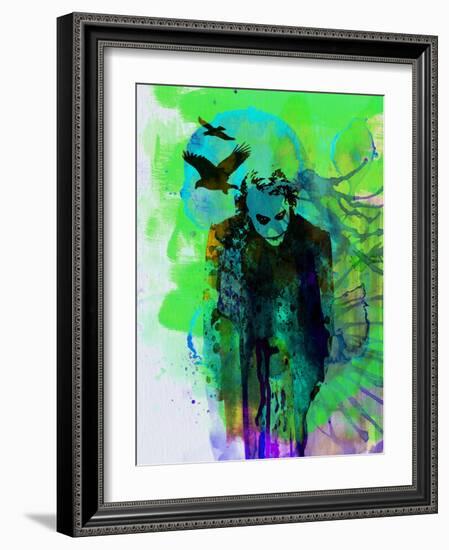 Legendary Joker Watercolor-Olivia Morgan-Framed Art Print