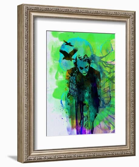 Legendary Joker Watercolor-Olivia Morgan-Framed Premium Giclee Print