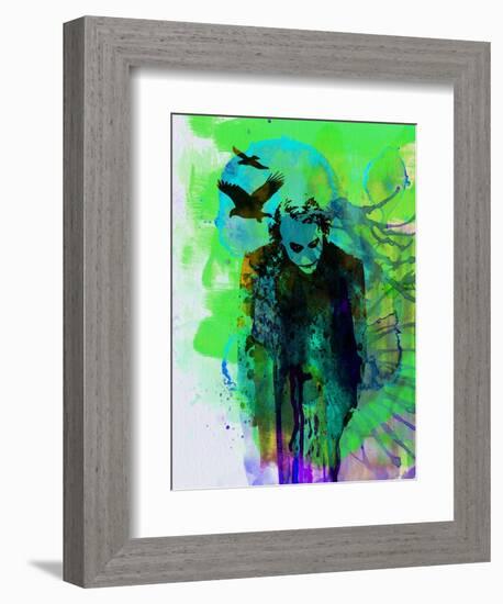 Legendary Joker Watercolor-Olivia Morgan-Framed Premium Giclee Print