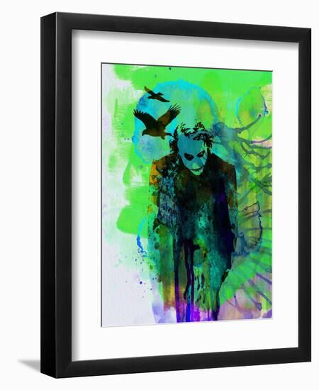 Legendary Joker Watercolor-Olivia Morgan-Framed Premium Giclee Print