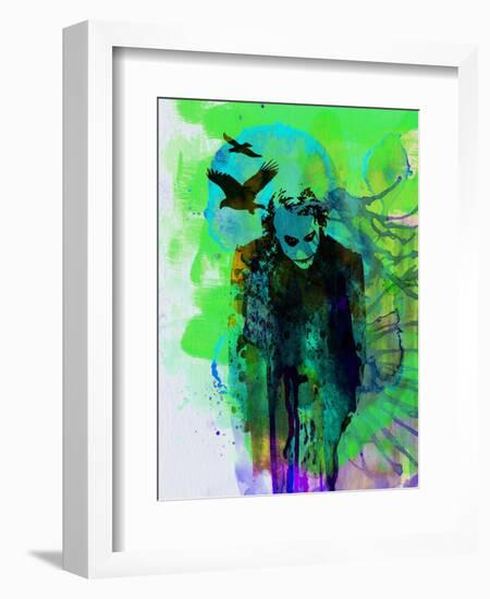 Legendary Joker Watercolor-Olivia Morgan-Framed Premium Giclee Print