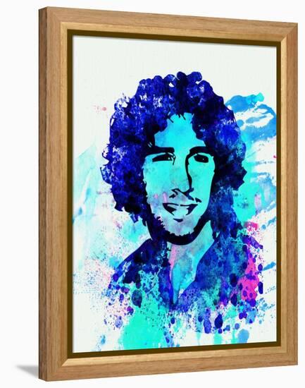 Legendary Josh Groban Watercolor-Olivia Morgan-Framed Stretched Canvas