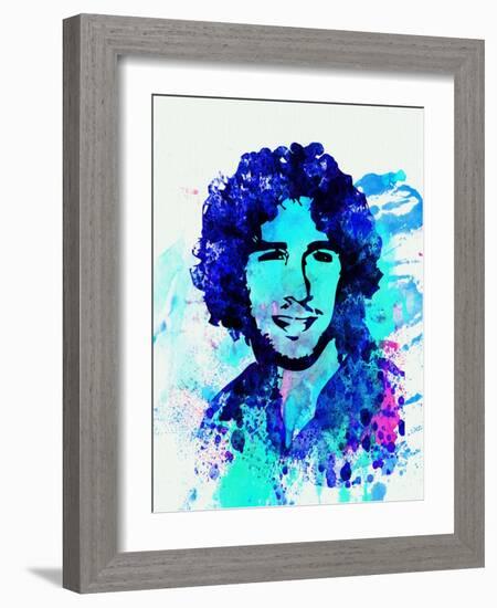 Legendary Josh Groban Watercolor-Olivia Morgan-Framed Art Print