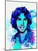 Legendary Josh Groban Watercolor-Olivia Morgan-Mounted Art Print