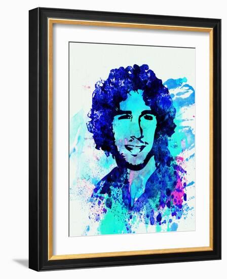 Legendary Josh Groban Watercolor-Olivia Morgan-Framed Art Print