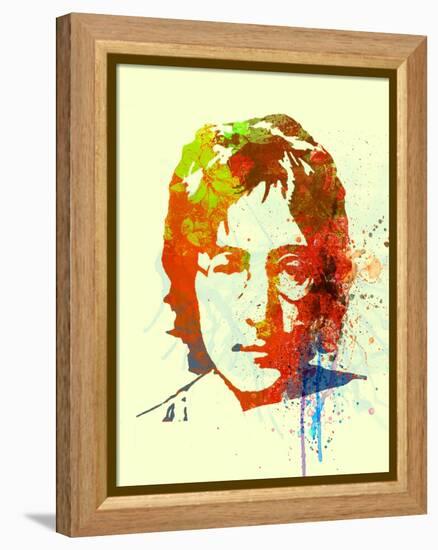 Legendary Lennon Watercolor II-Olivia Morgan-Framed Stretched Canvas