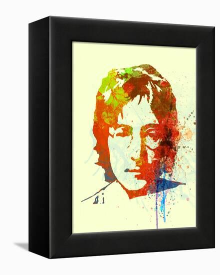 Legendary Lennon Watercolor II-Olivia Morgan-Framed Stretched Canvas