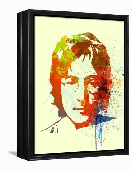 Legendary Lennon Watercolor II-Olivia Morgan-Framed Stretched Canvas