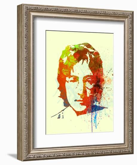 Legendary Lennon Watercolor II-Olivia Morgan-Framed Premium Giclee Print