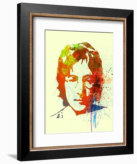 Legendary Lennon Watercolor II-Olivia Morgan-Framed Premium Giclee Print