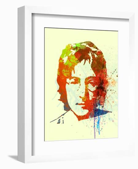 Legendary Lennon Watercolor II-Olivia Morgan-Framed Premium Giclee Print